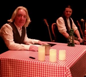 SHOW:  Writer Brian Leyden (left) and musician Seamie O'Dowd present a free event in the Hawk's Well on July 27 entitled 'Old Flame'.