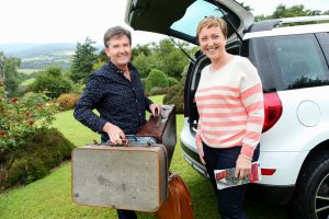 ROAD TRIP: Daniel O'Donnell and his wife Majella heading off on their road trip for the new TV series.