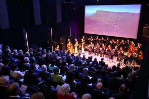 HISTORIC: 'Reconciliation Suite' is performed for Prince Charles and the Duchess of Cornwall in The Model in May of this year by local musicians who will give another composition from Michael Rooney, 'When Peace Comes Dropping Slow' as part of Sligo Live.