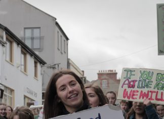 Students hold demonstration on climate change