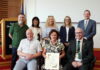 Eileen Magnier, Sandy Kelly and Caroline Currid honoured at Cathaoirleach’s civic reception for their “exceptional contribution to Irish life.”