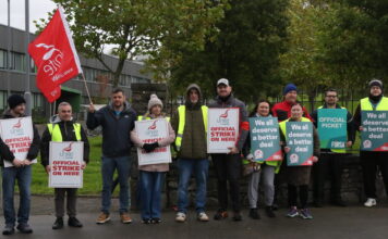 Sligo Public Sector workers took to the picket lines as part of a nationwide strike