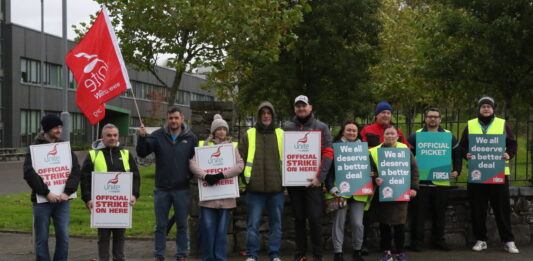 Sligo Public Sector workers took to the picket lines as part of a nationwide strike